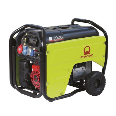 Agregat prądotwórczy trójfazowy Pramac S5000 AVR CONN – 5,0 kW – 400/230V – Honda GX270 Electric